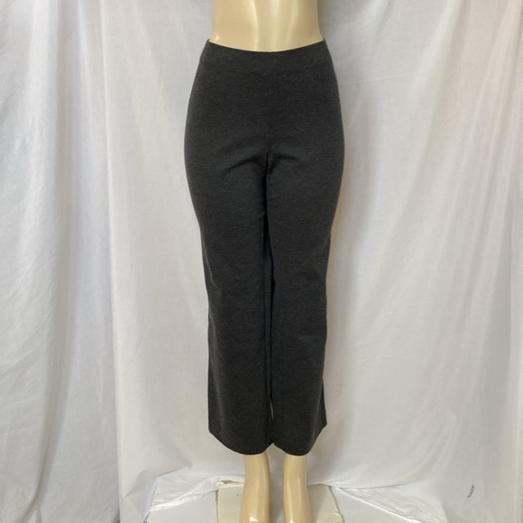 Lane Bryant Ponte Pants Charcoal Dark Gray Size 14/16 Petite Straight Leg NWT - Picture 2 of 8
